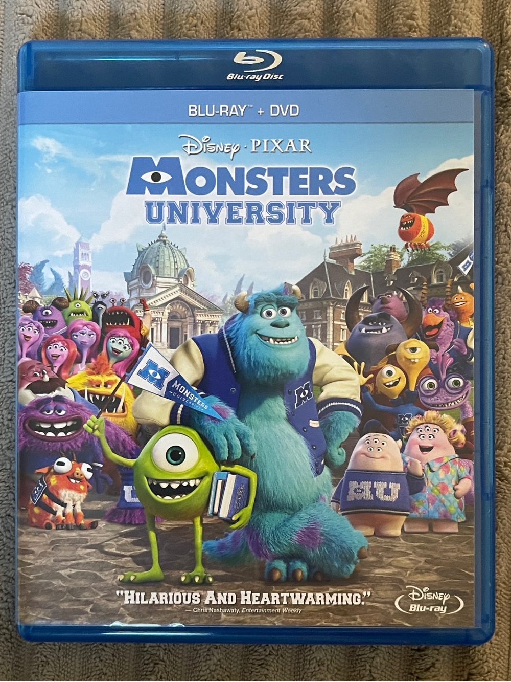 Disney Pixar Monsters University Blu-ray DVD 3-Disc Combo Pack